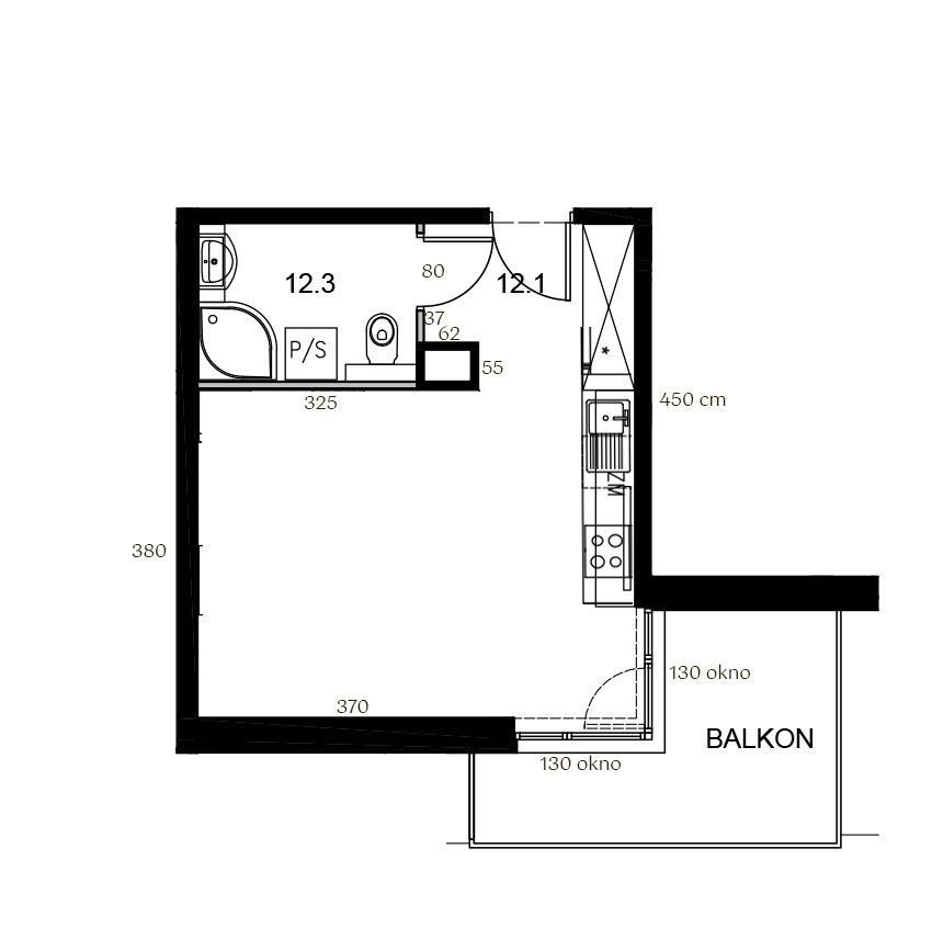 Mieszkanie 1-pokojowe Tychy Paprocany. Zdjęcie 4