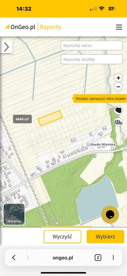 Działka budowlana Bobrowniki. Zdjęcie 6