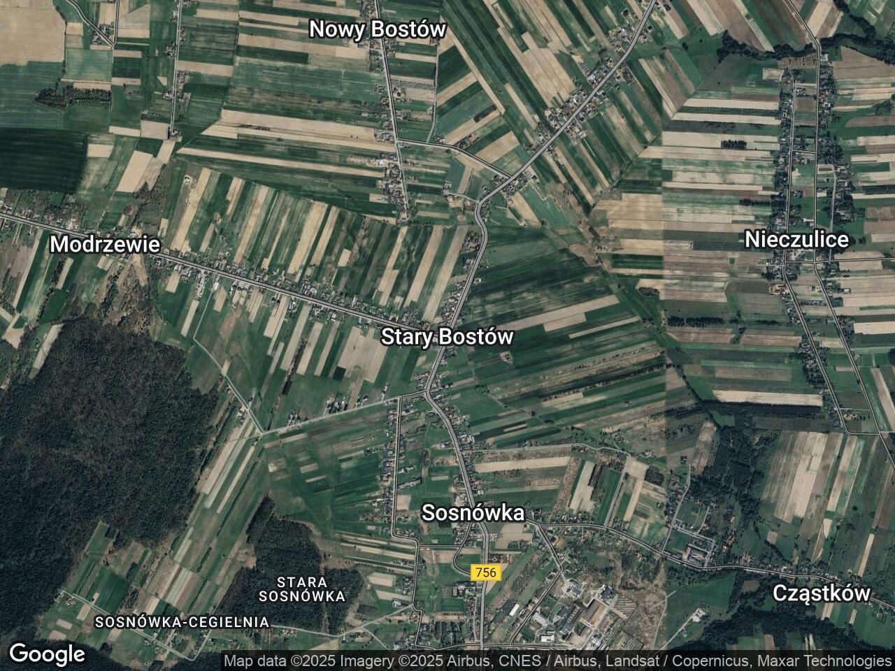 Działka leśna Stary Bostów