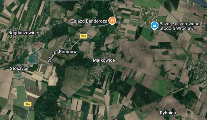 Działka rolna Małkowice