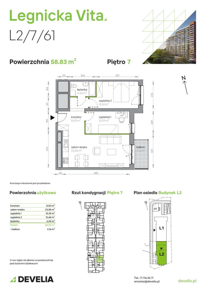 Mieszkanie 3-pokojowe Wrocław Popowice, ul. Legnicka. Zdjęcie 8