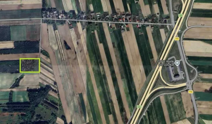 Działka inwestycyjna Przesławice