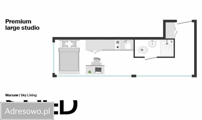 Mieszkanie 1-pokojowe Warszawa Włochy, ul. Żwirki i Wigury. Zdjęcie 12