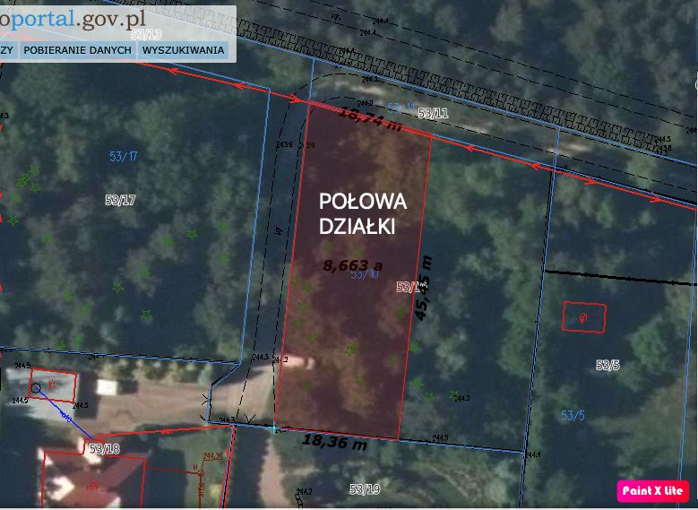 Działka budowlana Borków, ul. Jodłowa. Zdjęcie 7