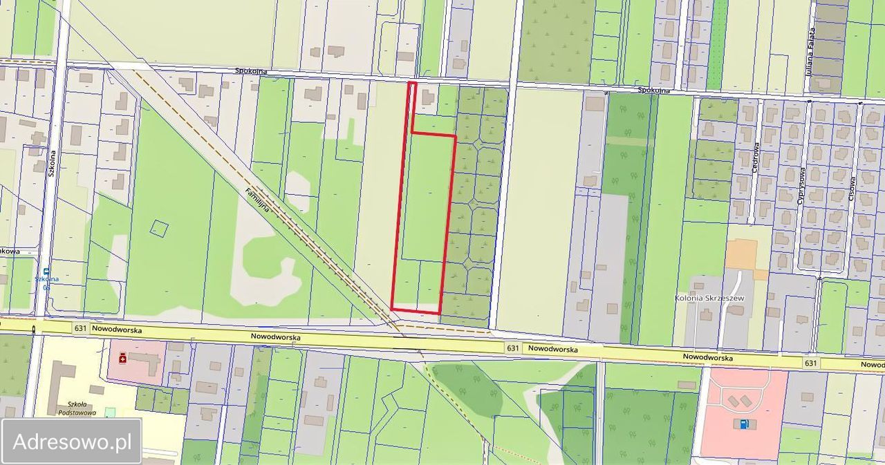 Działka inwestycyjna Skrzeszew, ul. Spokojna. Zdjęcie 2