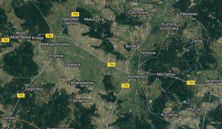 Działka budowlana Stary Koniecpol, ul. Częstochowska