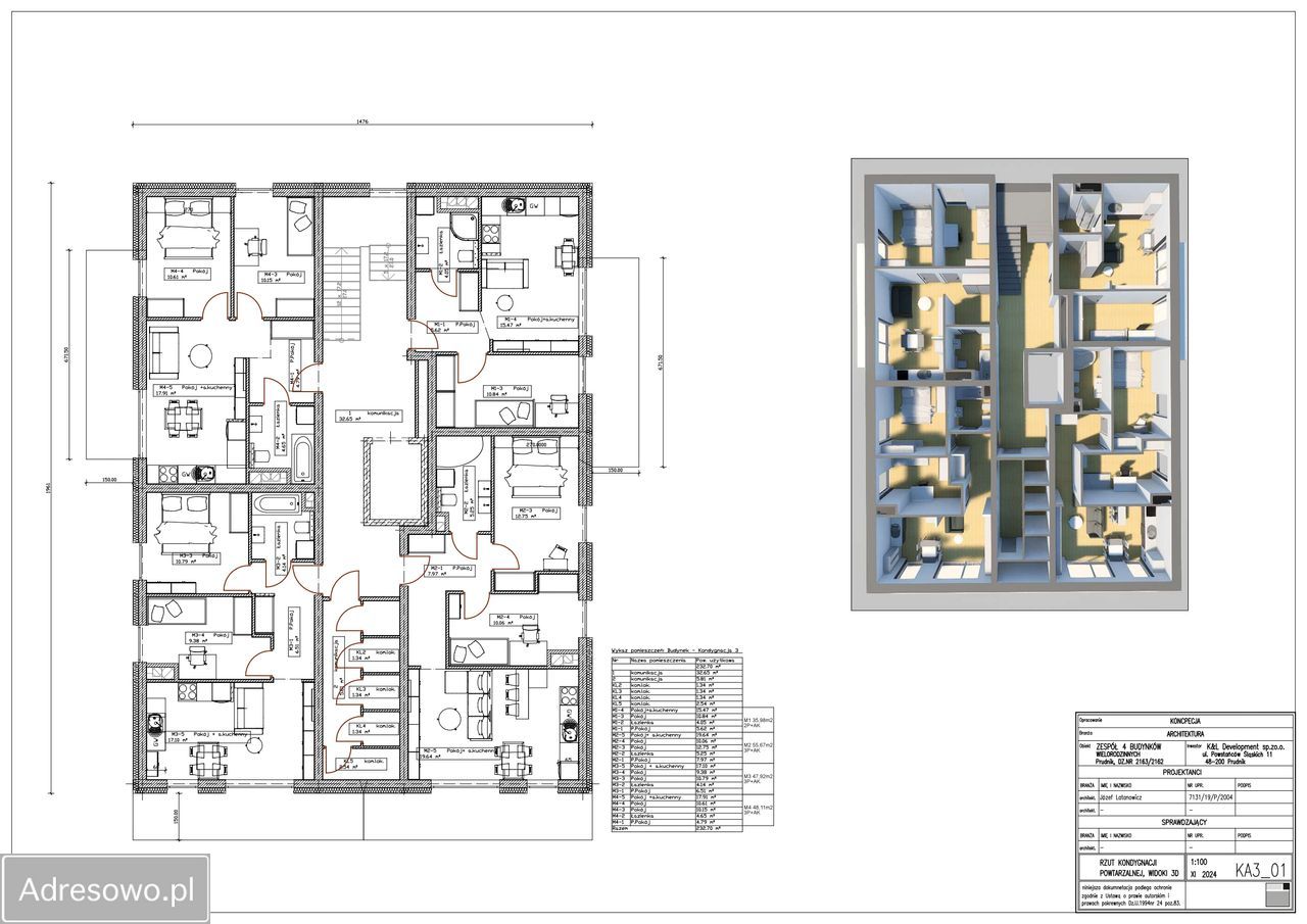 Mieszkanie 3-pokojowe Prudnik, ul. Samuela Frankla. Zdjęcie 9