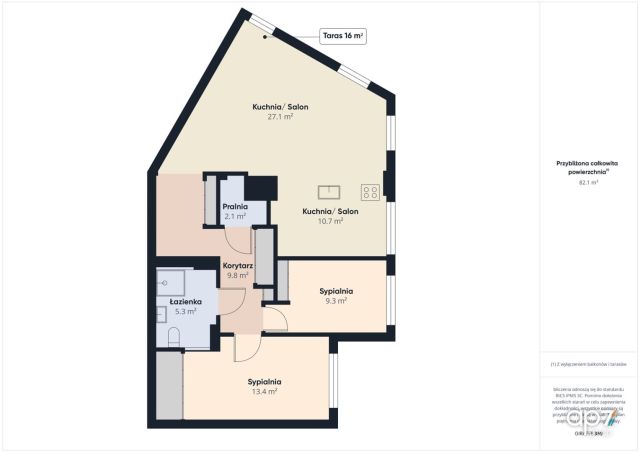 Mieszkanie 3-pokojowe Kraków Podgórze. Zdjęcie 20