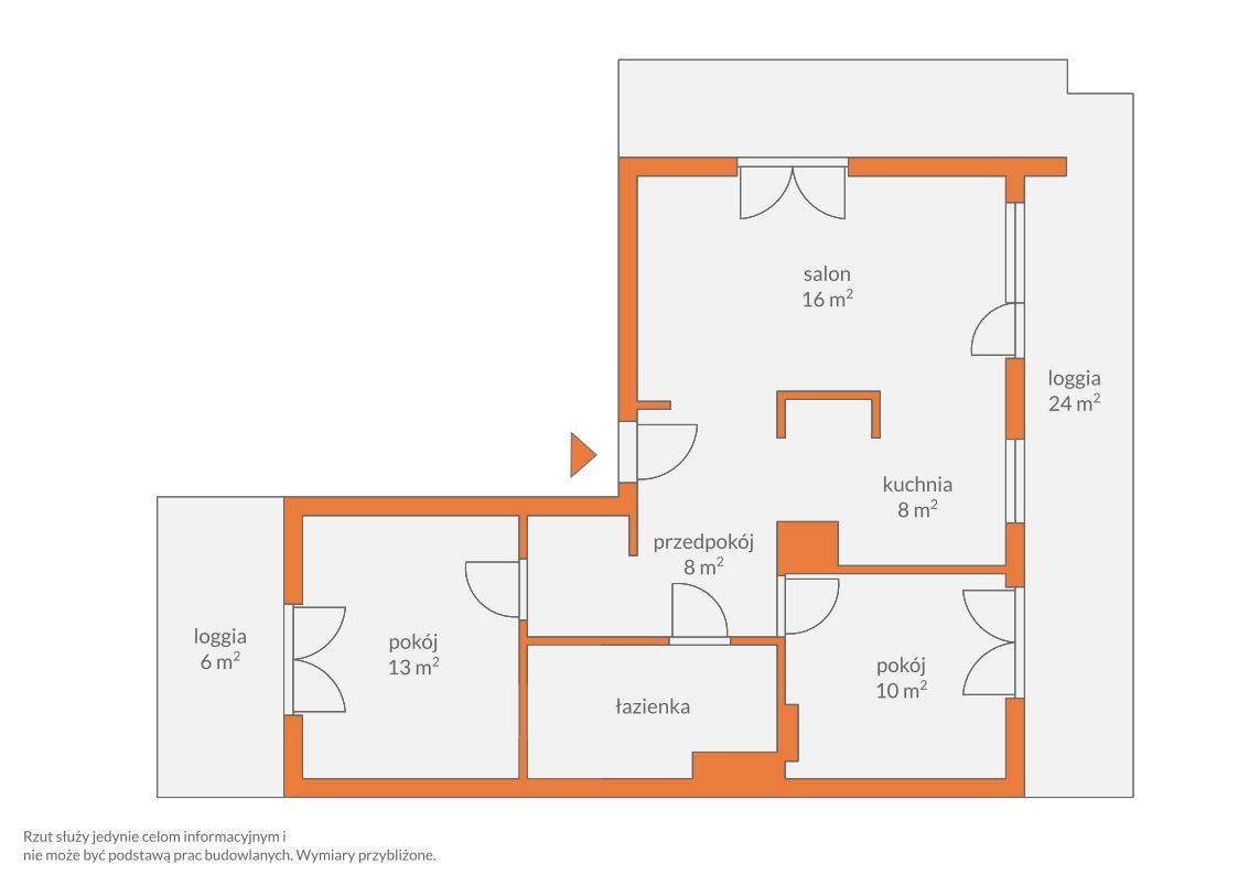 Mieszkanie 3-pokojowe Warszawa Żoliborz, ul. Stanisława Dygata. Zdjęcie 10