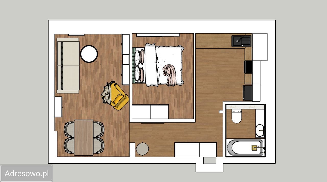 Mieszkanie 2-pokojowe Zgierz, ul. Romualda Mielczarskiego. Zdjęcie 12
