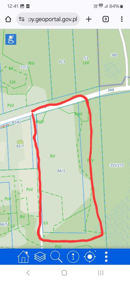 Działka rolna Kosyń. Zdjęcie 3