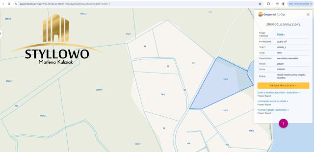 Działka budowlana Kronowo. Zdjęcie 17