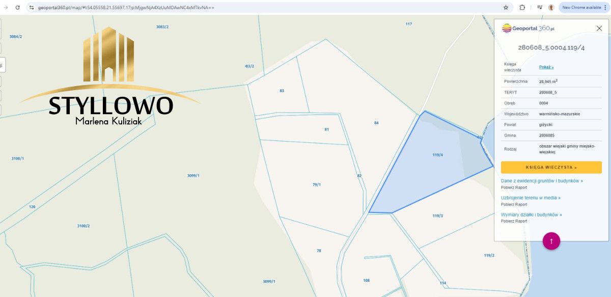 Działka budowlana Kronowo. Zdjęcie 17