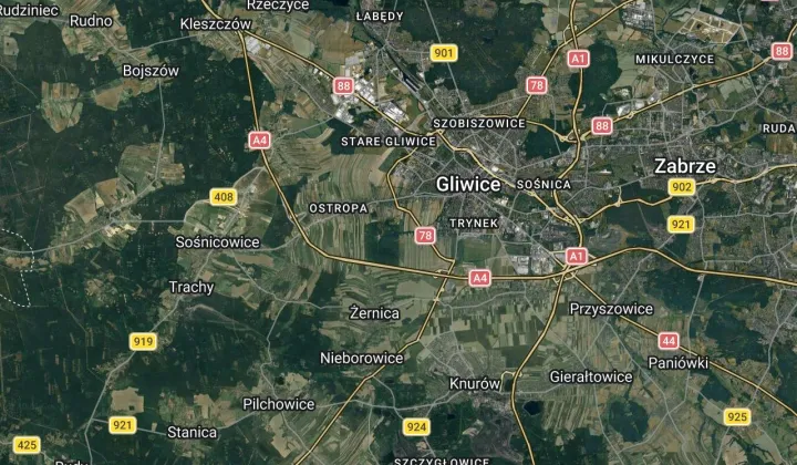 Działka rod Gliwice Wójtowa Wieś, ul. Ku Dołom