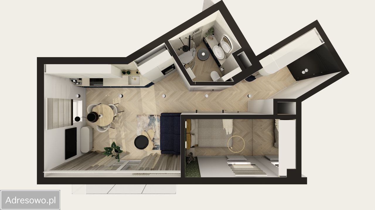 Mieszkanie 2-pokojowe Kielce Centrum, ul. Bohaterów Warszawy. Zdjęcie 10