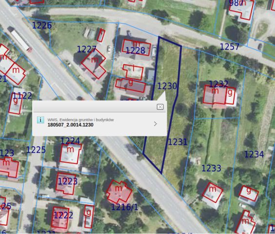 Działka budowlana Nowy Żmigród, ul. Dukielska i Stara Żmigrodzka. Zdjęcie 1