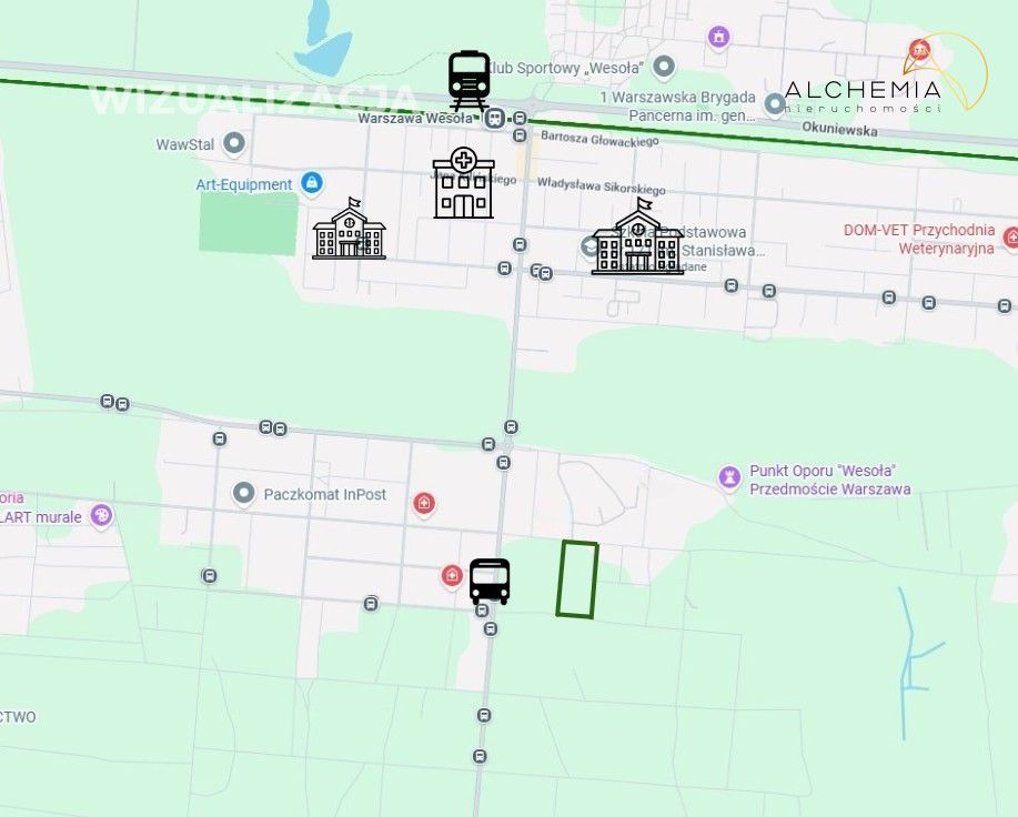 Działka budowlana Warszawa Wesoła, ul. Adama Mickiewicza. Zdjęcie 6