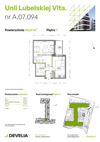 Mieszkanie 2-pokojowe Poznań Starołęka, ul. Unii Lubelskiej. Zdjęcie 7
