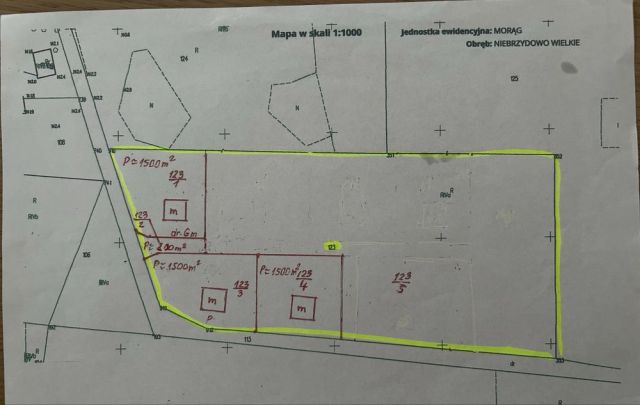 Działka budowlana Niebrzydowo Wielkie. Zdjęcie 1