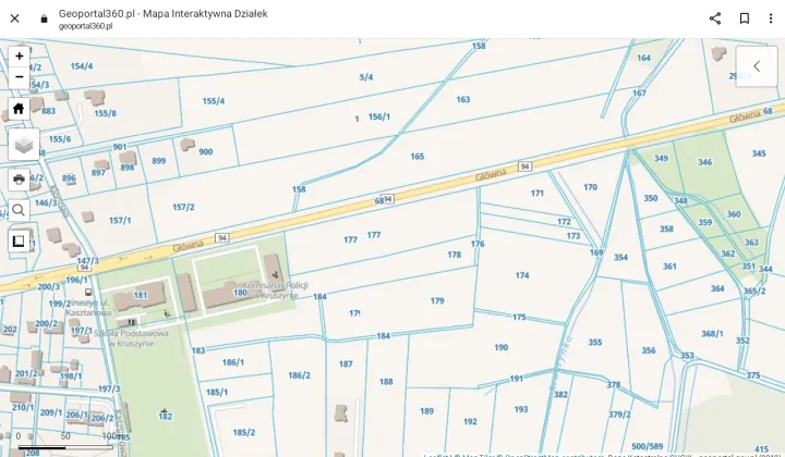 Działka rolna Kruszyn Godnów, ul. Główna
