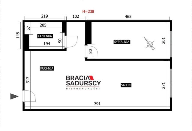 Mieszkanie 2-pokojowe Kraków Bieńczyce, os. Albertyńskie. Zdjęcie 21