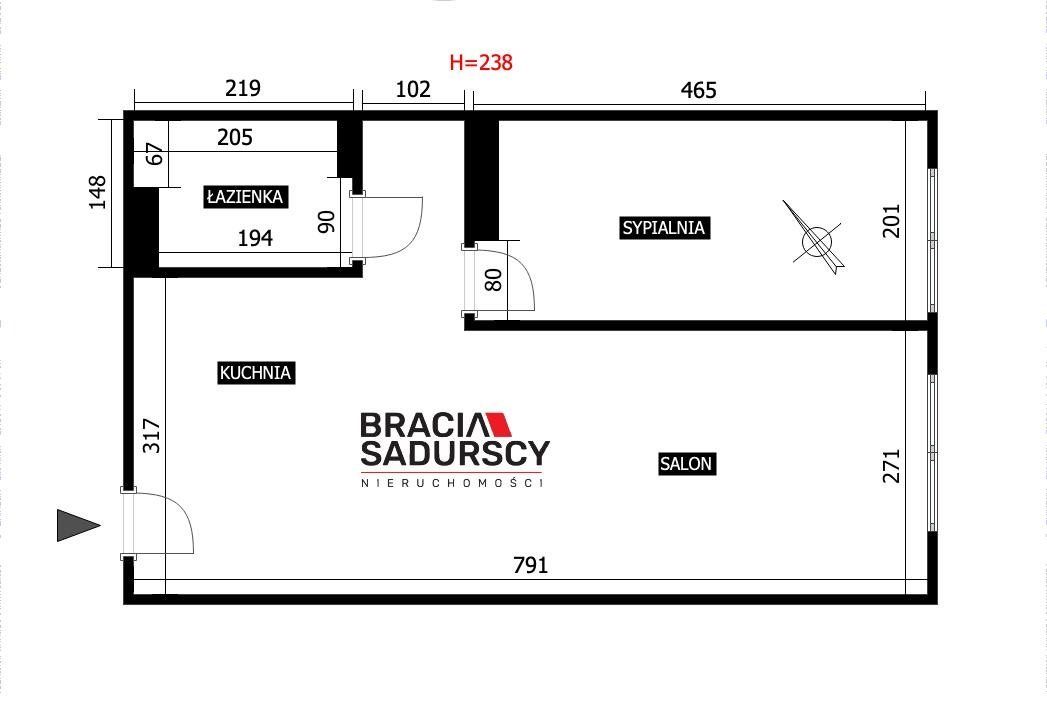 Mieszkanie 2-pokojowe Kraków Bieńczyce, os. Albertyńskie. Zdjęcie 21