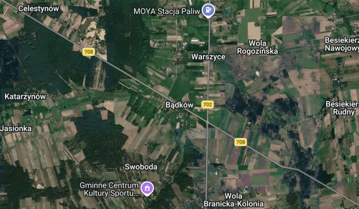 Działka rolna Bądków