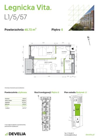 Mieszkanie 2-pokojowe Wrocław Popowice, ul. Legnicka. Zdjęcie 8