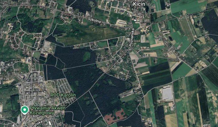 Działka budowlana Kicin, ul. Daglezjowa