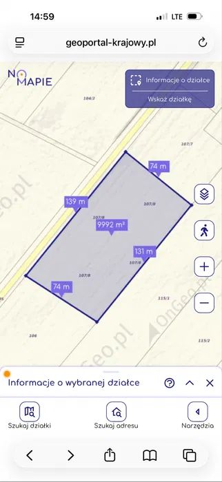 Działka rolna Biedrzyce-Koziegłowy. Zdjęcie 2