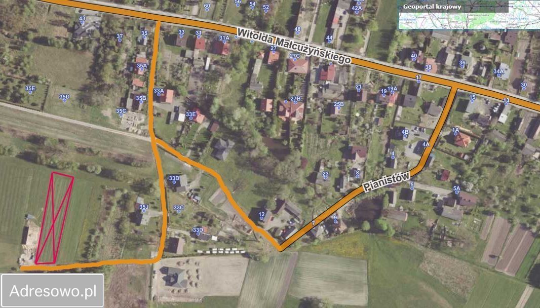 Działka budowlana Radom Kończyce, ul. Pianistów. Zdjęcie 2