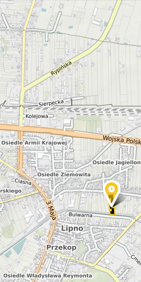 Działka rolno-budowlana Lipno