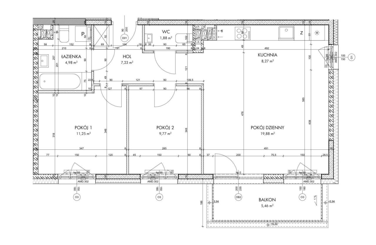 Mieszkanie 3-pokojowe Radom, ul. Listopadowa. Zdjęcie 8