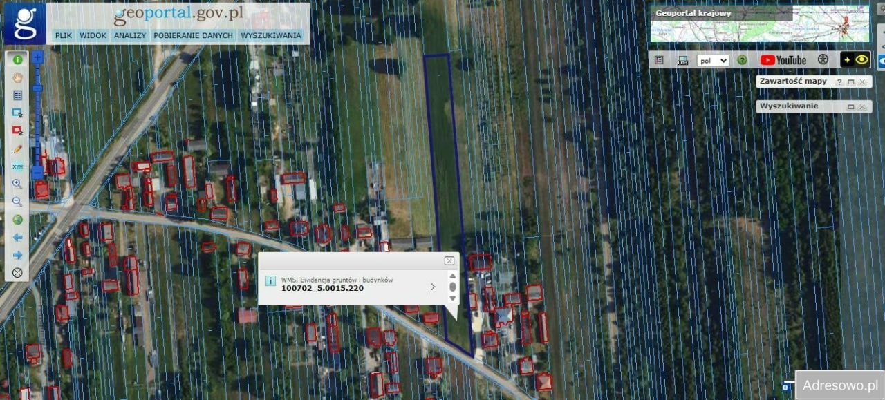 Działka budowlana Zakościele. Zdjęcie 2