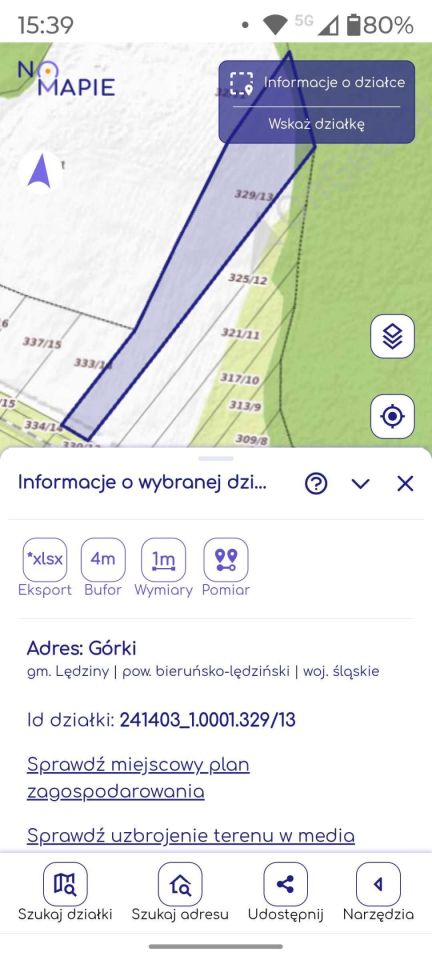 Działka rolna Lędziny Górki. Zdjęcie 4