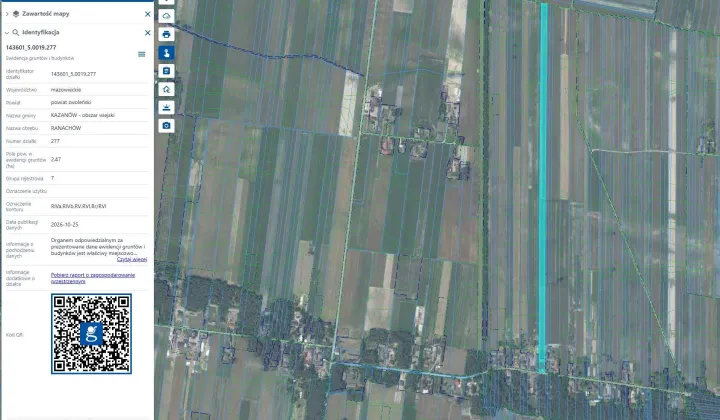 Działka rolna Ranachów-Wieś