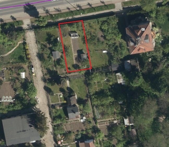 Działka rod Wrocław Karłowice, al. Jana Kasprowicza. Zdjęcie 2