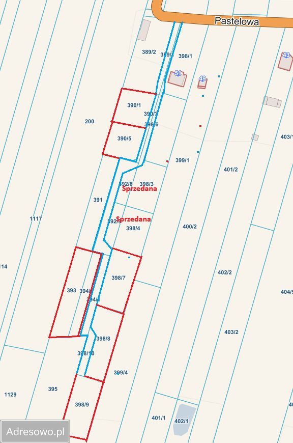 Działka budowlana Częstochowa Stradom, ul. Pastelowa. Zdjęcie 6
