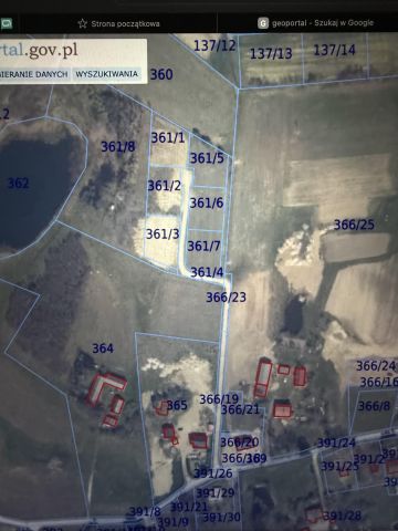 Działka budowlana Szarłata Stanisławy, Leśna Góra. Zdjęcie 1