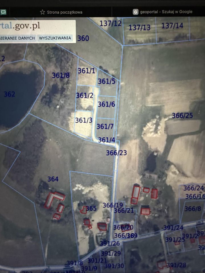 Działka budowlana Szarłata Stanisławy, Leśna Góra. Zdjęcie 1