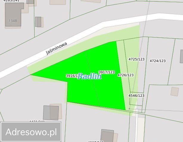 Działka budowlana Radlin Głożyny, ul. Jaśminowa. Zdjęcie 2