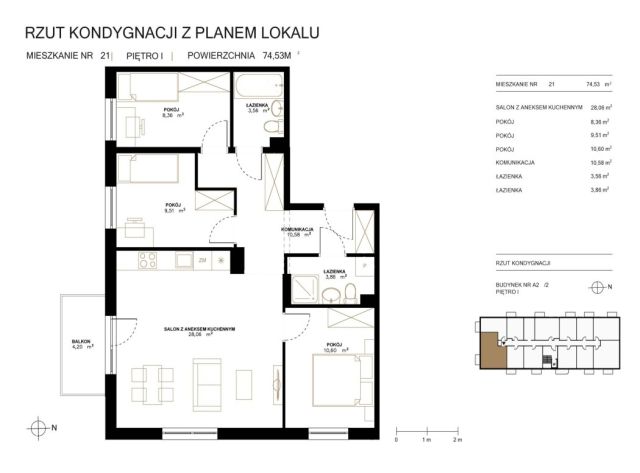 Mieszkanie 4-pokojowe Rumia Janowo. Zdjęcie 1