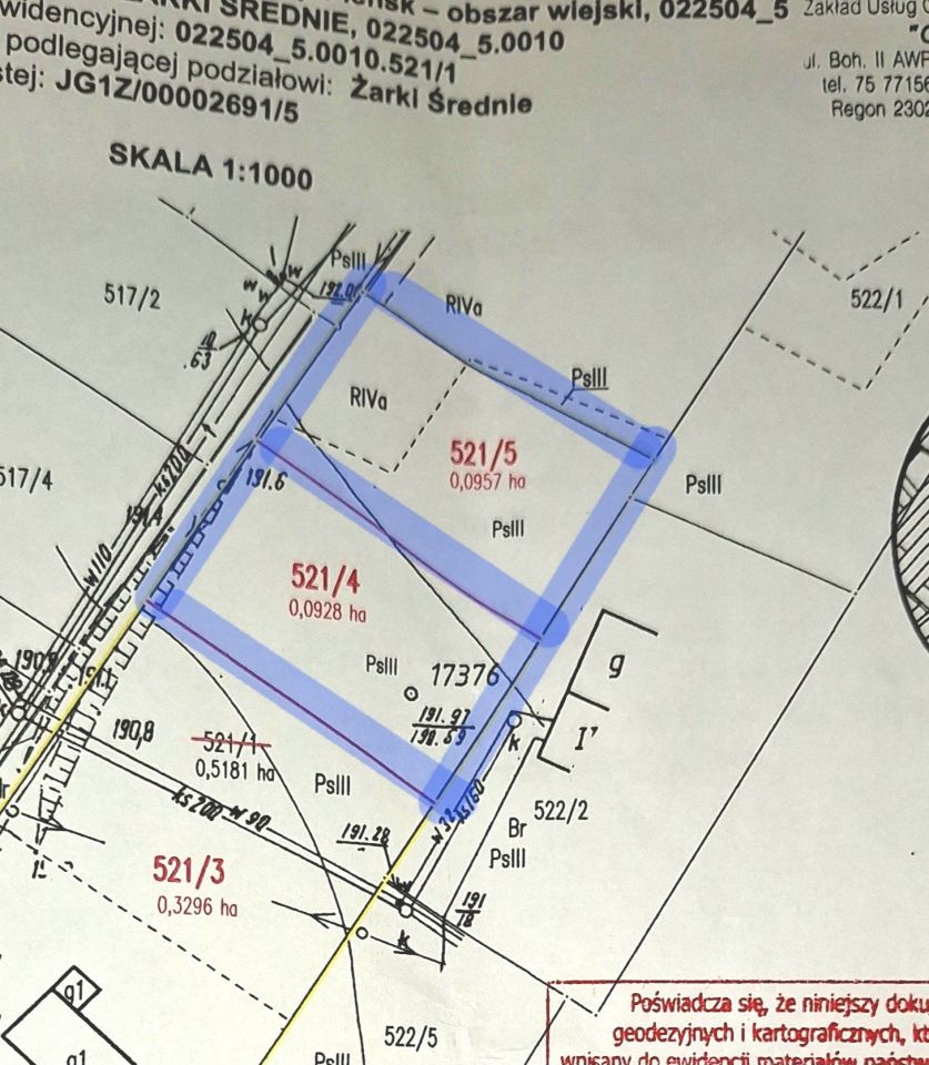 Działka budowlana Żarki Średnie. Zdjęcie 3