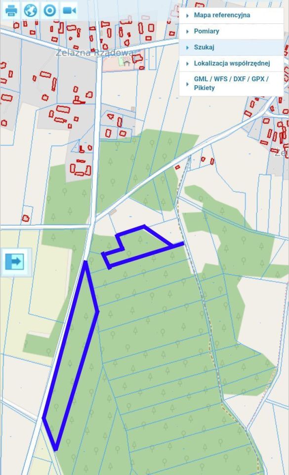 Działka leśna Żelazna Rządowa. Zdjęcie 1