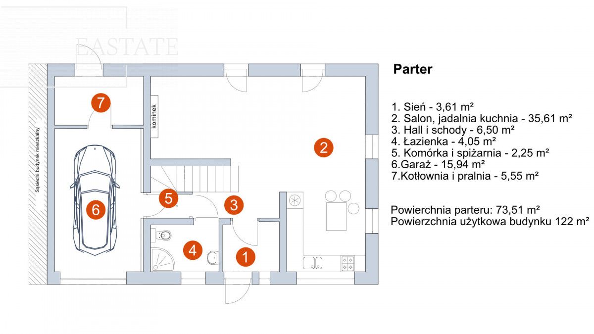 bliźniak, 4 pokoje Grądy. Zdjęcie 11