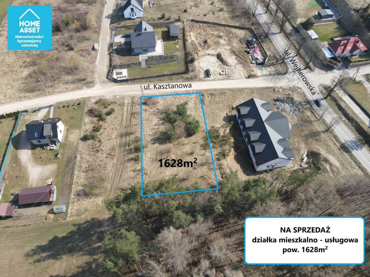Działka inwestycyjna Gowino, ul. Kasztanowa. Zdjęcie 3