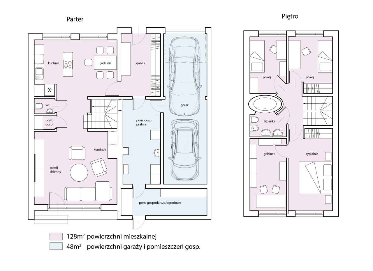 bliźniak, 5 pokoi Dąbrowa Górnicza Korzeniec, ul. Stanisława Skalskiego. Zdjęcie 15