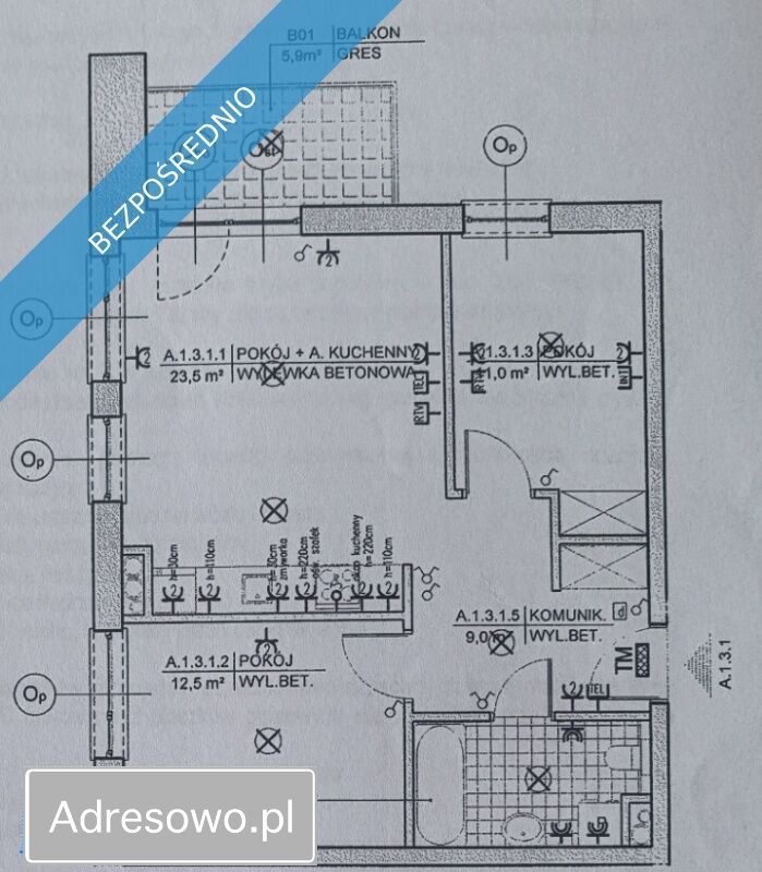 Mieszkanie 3-pokojowe Gdańsk Żabianka. Zdjęcie 10