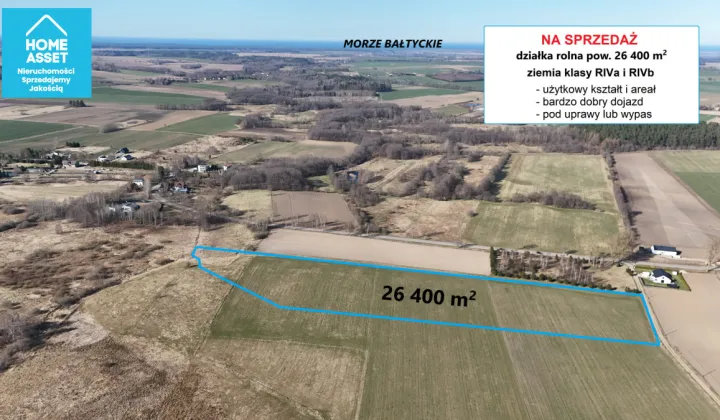 Działka rolna Gniewino, ul. Mostowa