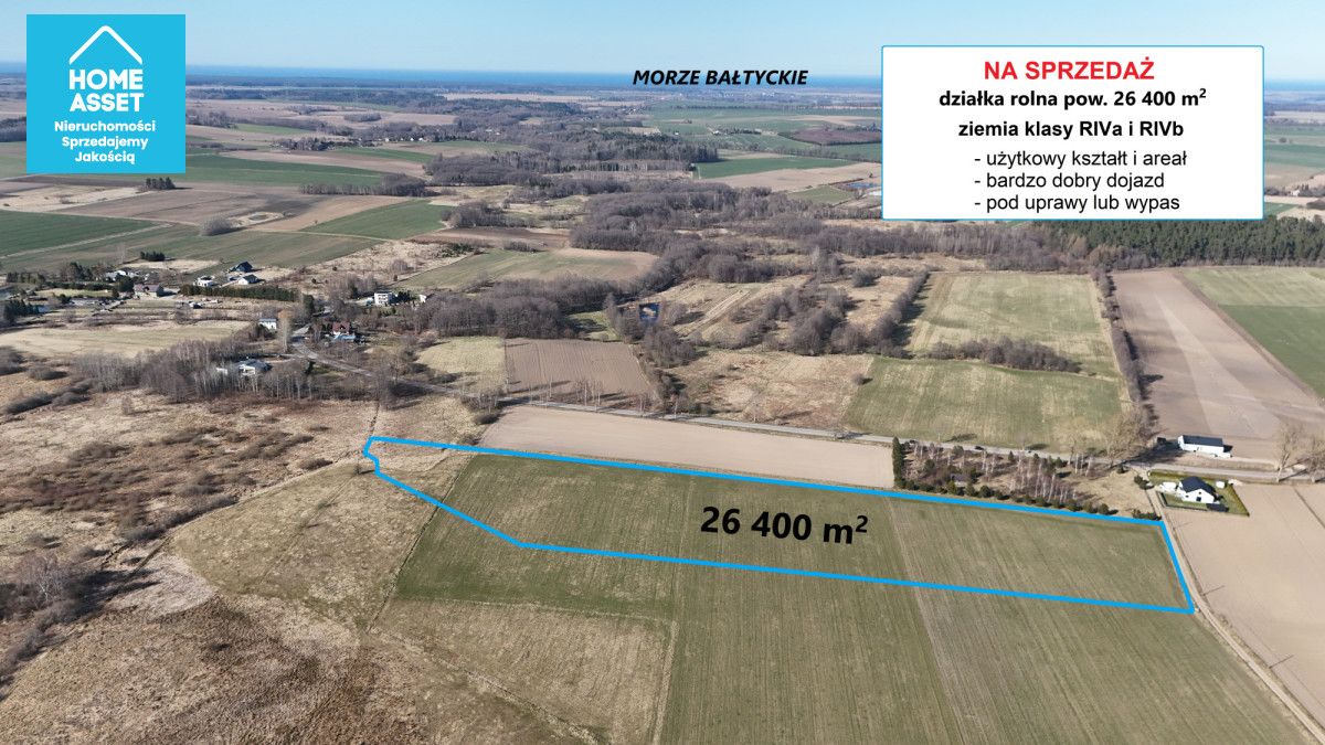 Działka rolna Gniewino, ul. Mostowa. Zdjęcie 1